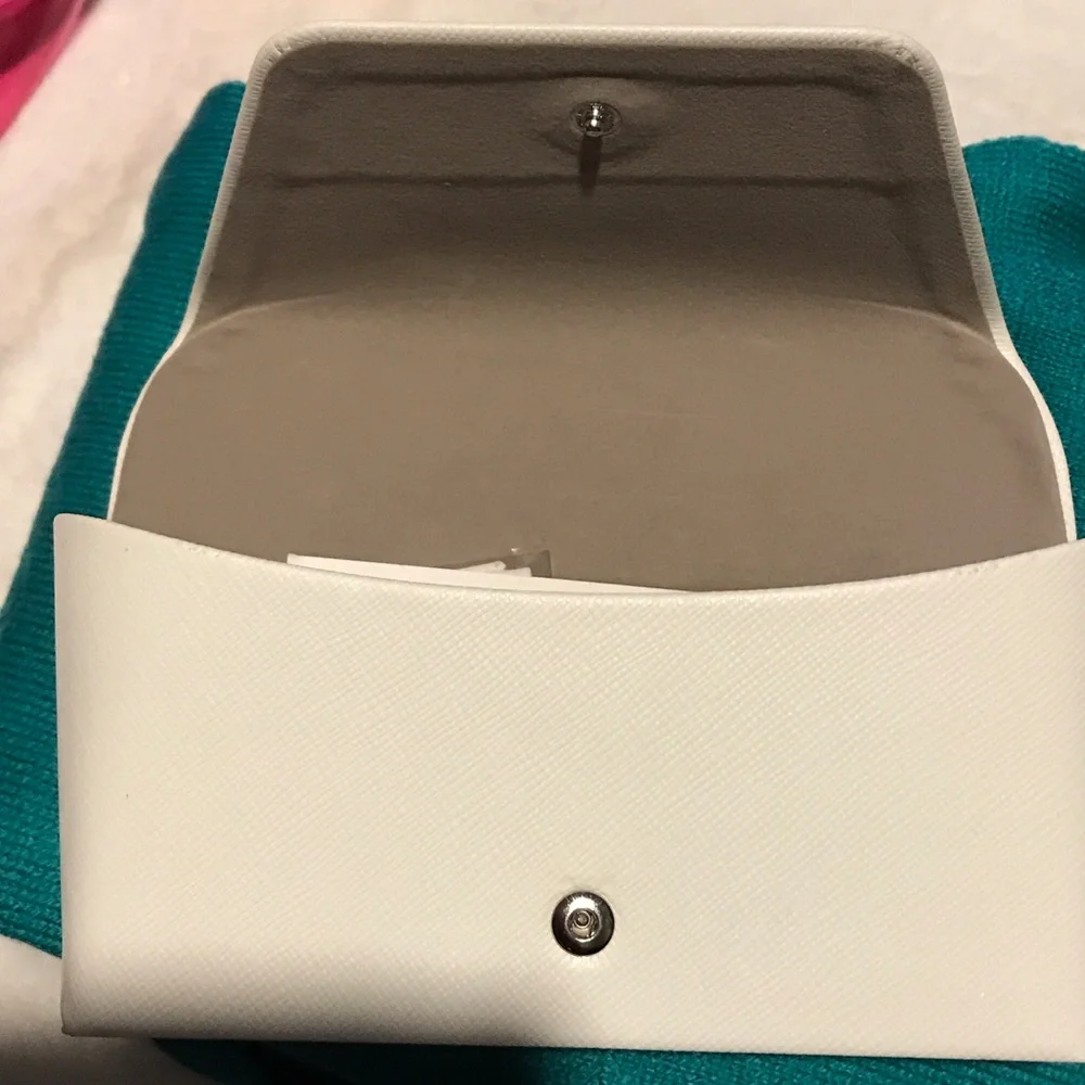 Michael Kors White Eyewear Case